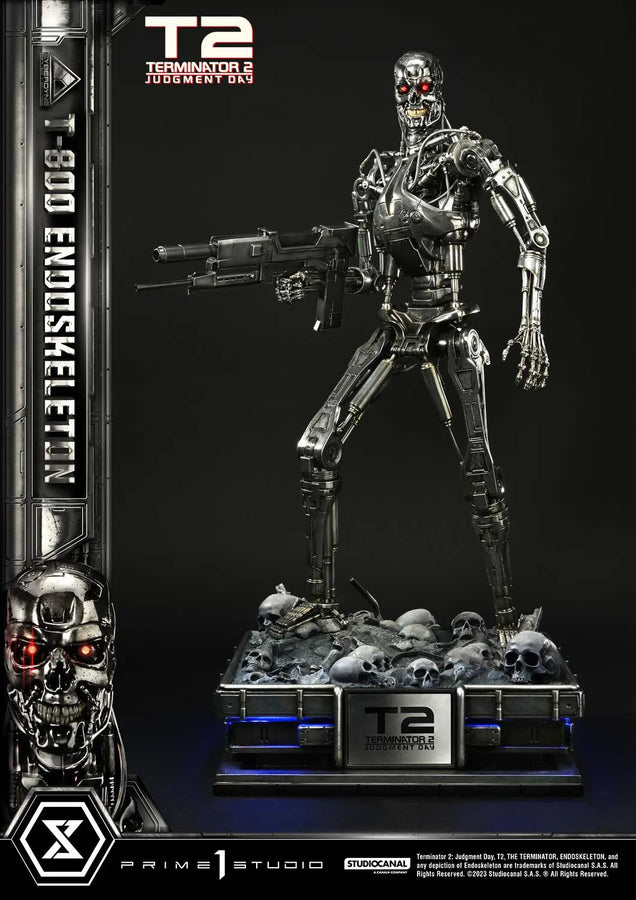 T-800 Endoskeleton (Regular Version) Terminator 2: Judgment Day – Prime1Studio – ActionFigure Brasil