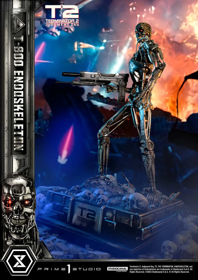 T-800 Endoskeleton (Regular Version) Terminator 2: Judgment Day – Prime1Studio – ActionFigure Brasil