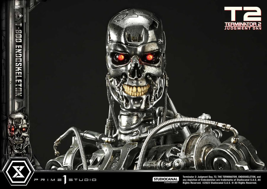 T-800 Endoskeleton (Regular Version) Terminator 2: Judgment Day – Prime1Studio – ActionFigure Brasil