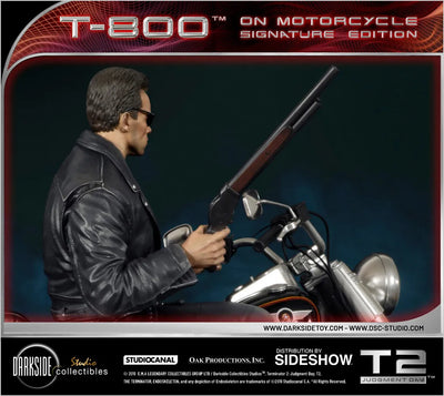 T-800 on Motorcycle - LIMITED EDITION: 250 – DarkSide Collectibles Studio – ActionFigure Brasil — detalhe do produto