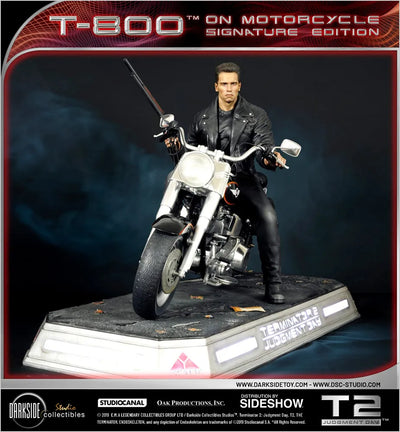 T-800 on Motorcycle - LIMITED EDITION: 250 – DarkSide Collectibles Studio – ActionFigure Brasil — iluminação de estúdio