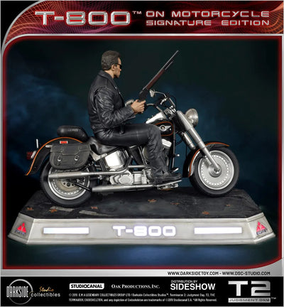 T-800 on Motorcycle - LIMITED EDITION: 250 – DarkSide Collectibles Studio – ActionFigure Brasil — detalhe do produto