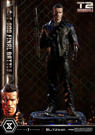 T-800 (Regular Version) Terminator 2: Judgment Day – Prime1Studio – ActionFigure Brasil