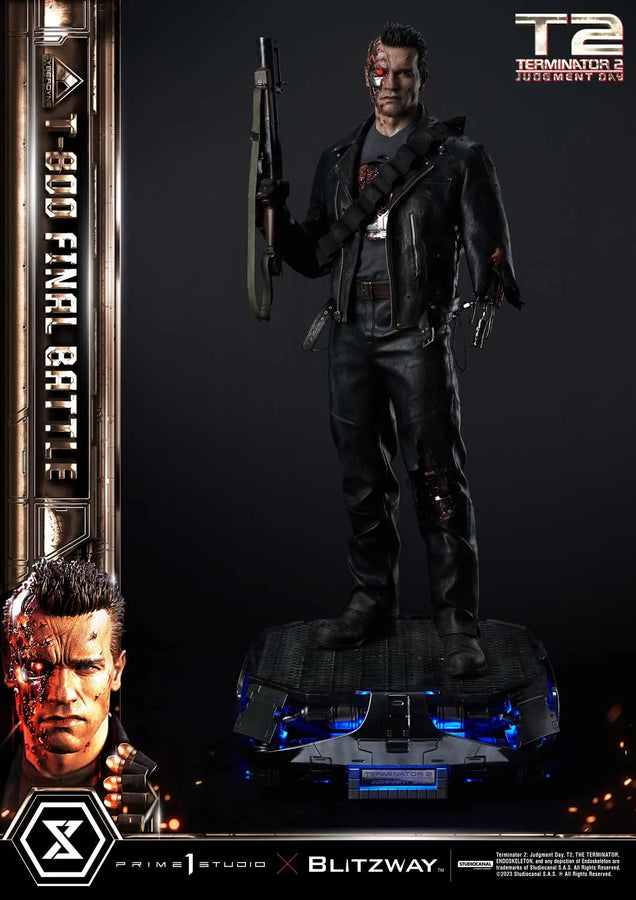 T-800 (Regular Version) Terminator 2: Judgment Day – Prime1Studio – ActionFigure Brasil