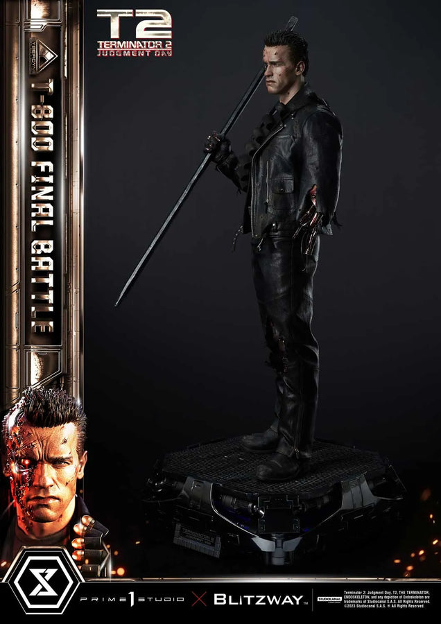 T-800 (Regular Version) Terminator 2: Judgment Day – Prime1Studio – ActionFigure Brasil