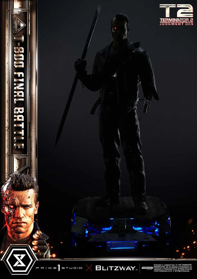 T-800 (Regular Version) Terminator 2: Judgment Day – Prime1Studio – ActionFigure Brasil