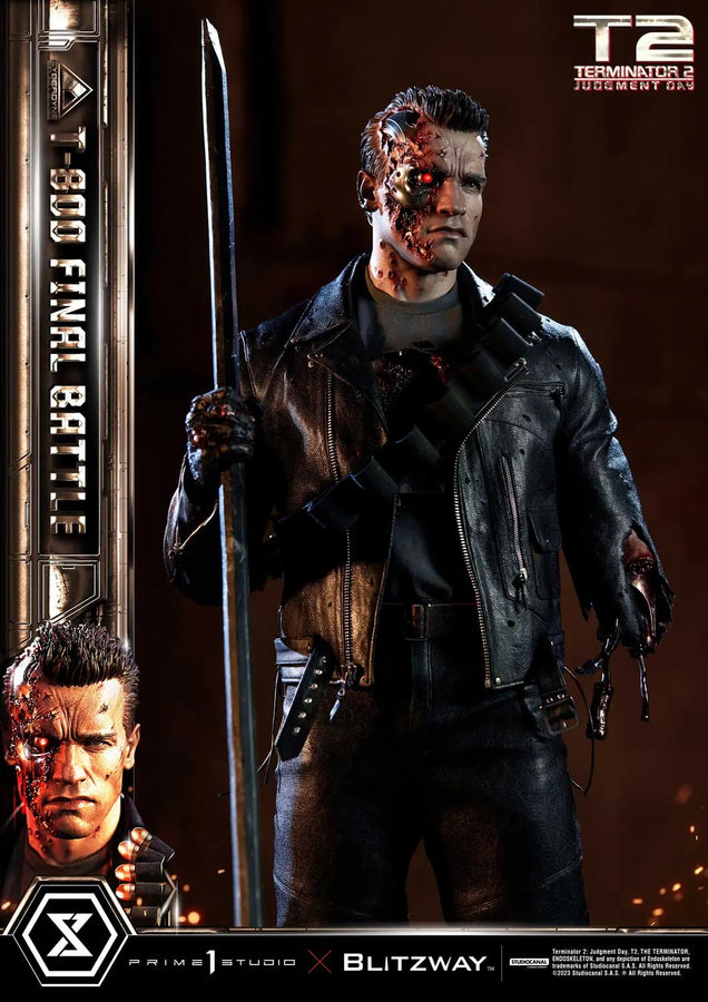T-800 (Regular Version) Terminator 2: Judgment Day – Prime1Studio – ActionFigure Brasil