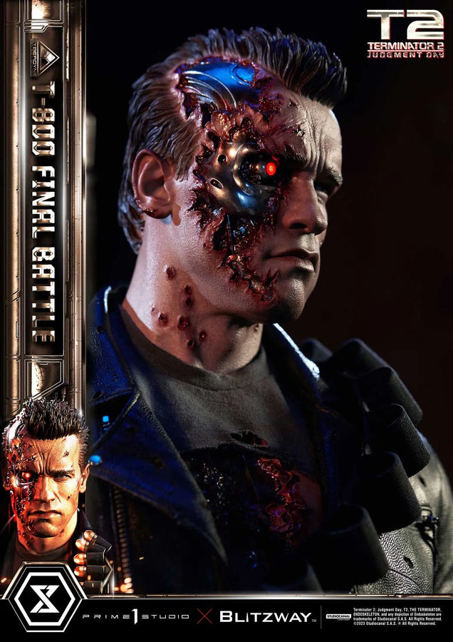 T-800 (Regular Version) Terminator 2: Judgment Day – Prime1Studio – ActionFigure Brasil