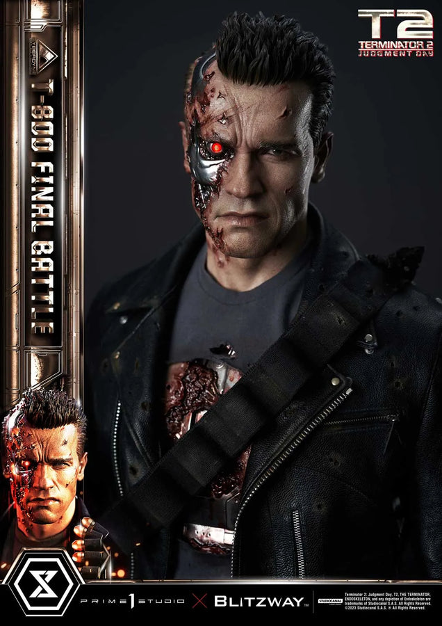 T-800 (Regular Version) Terminator 2: Judgment Day – Prime1Studio – ActionFigure Brasil