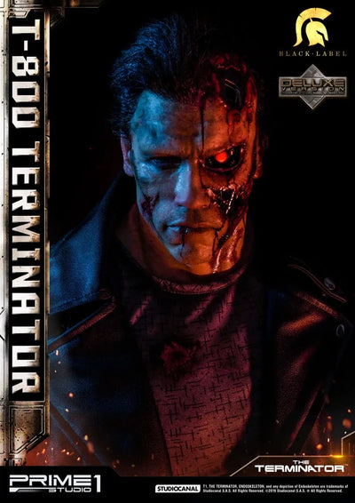 T-800 Terminator (Deluxe Version) - LIMITED EDITION: 200 (Deluxe Version) – Prime 1 Studio – ActionFigure Brasil — ângulo diferente