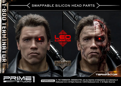 T-800 Terminator (Deluxe Version) - LIMITED EDITION: 200 (Deluxe Version) – Prime 1 Studio – ActionFigure Brasil — detalhe do produto
