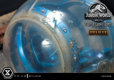 T-Rex & Carnotaurus (Deluxe Version) - LIMITED EDITION: 150 (Deluxe Version) – Prime 1 Studio – ActionFigure Brasil — acessórios