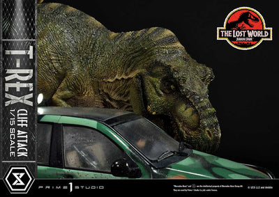T-Rex Cliff Attack (1st Shipping) The Lost World: Jurassic Park (Film) – Prime1Studio – ActionFigure Brasil