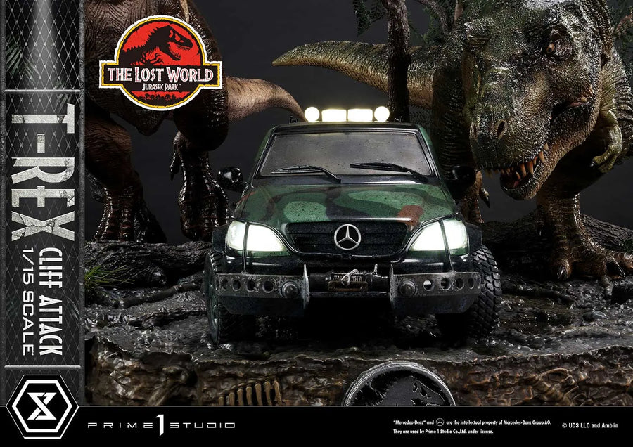 T-Rex Cliff Attack (1st Shipping) The Lost World: Jurassic Park (Film) – Prime1Studio – ActionFigure Brasil