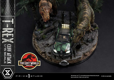 T-Rex Cliff Attack (1st Shipping) The Lost World: Jurassic Park (Film) – Prime1Studio – ActionFigure Brasil