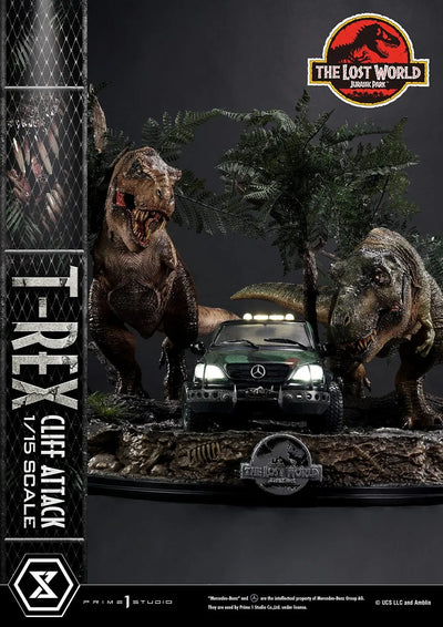 T-Rex Cliff Attack (1st Shipping) The Lost World: Jurassic Park (Film) – Prime1Studio – ActionFigure Brasil