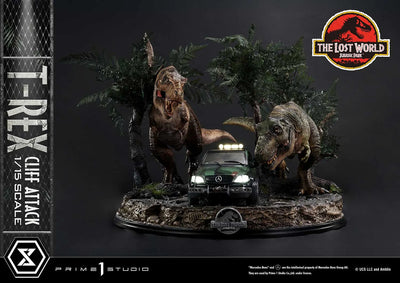 T-Rex Cliff Attack (2nd Shipping) The Lost World: Jurassic Park (Film) – Prime1Studio – ActionFigure Brasil