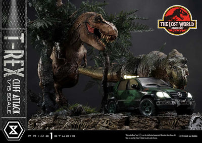 T-Rex Cliff Attack (2nd Shipping) The Lost World: Jurassic Park (Film) – Prime1Studio – ActionFigure Brasil