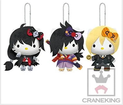 Tales of Berseria - Hello Kitty - Plush Strap - Tales of Berseria x Hello Kitty - Rokurouㅤ – Banpresto – ActionFigureBrasil