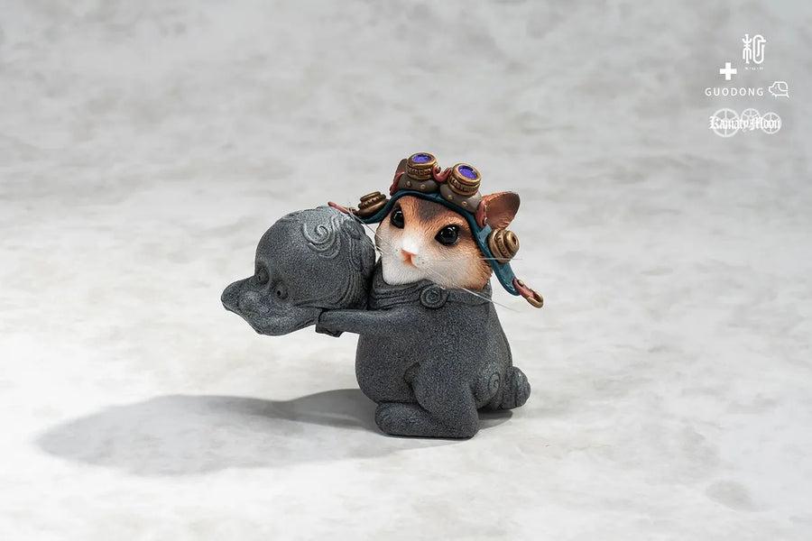 Teasie Beastie – Mouse Pilot (Blue Helmet) – Manas SUM – ActionFigure Brasil