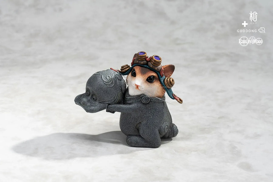 Teasie Beastie – Mouse Pilot (Blue Helmet) – Manas SUM – ActionFigure Brasil