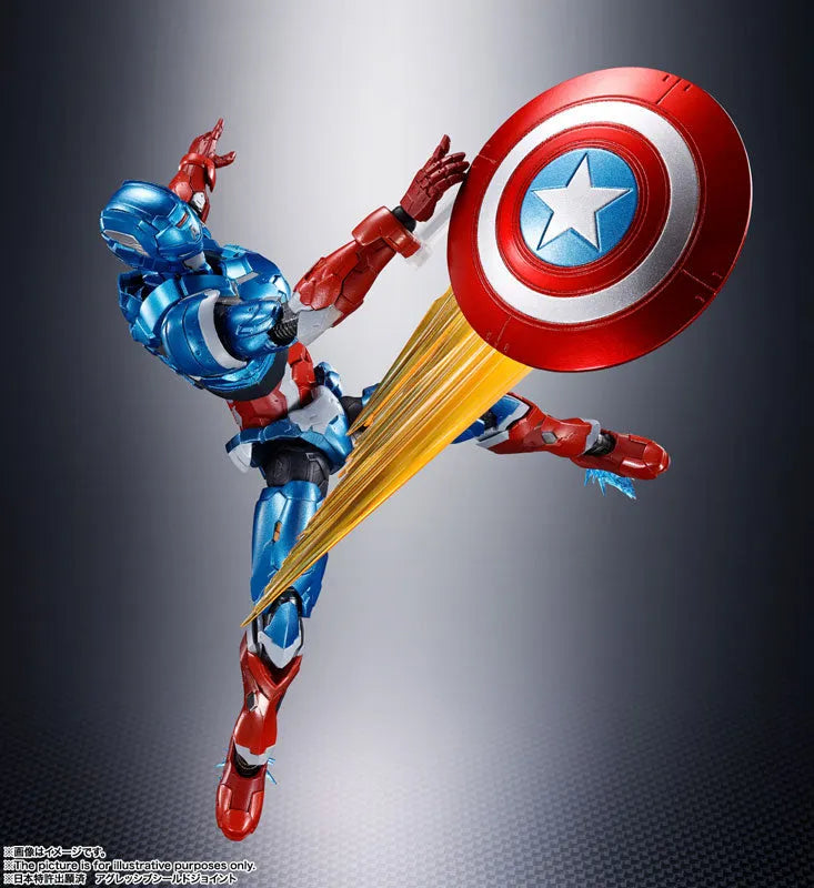 Tech-on Avengers - Captain America - S.H.Figuarts - (Tech-on Avengers) (Bandai Spirits)ㅤ – Bandai Spirits – ActionFigureBrasil