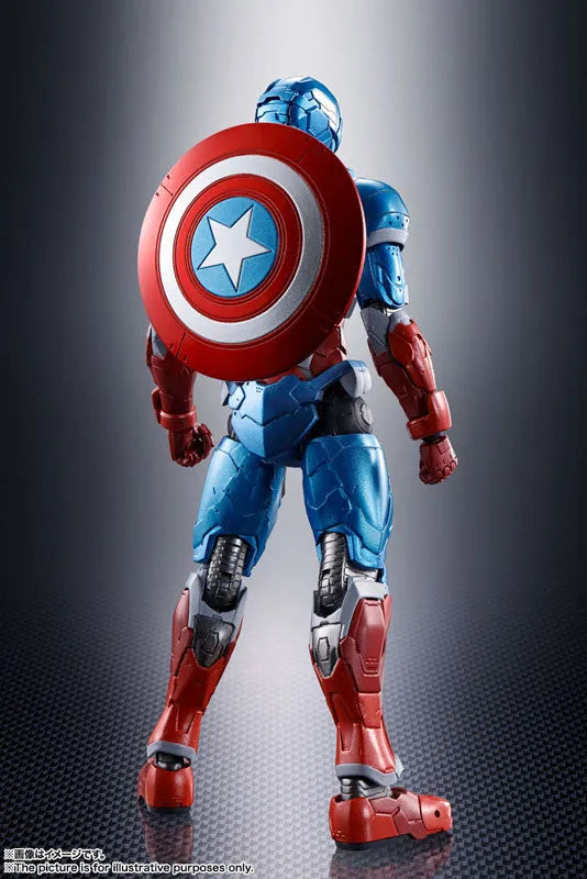 Tech-on Avengers - Captain America - S.H.Figuarts - (Tech-on Avengers) (Bandai Spirits)ㅤ – Bandai Spirits – ActionFigureBrasil