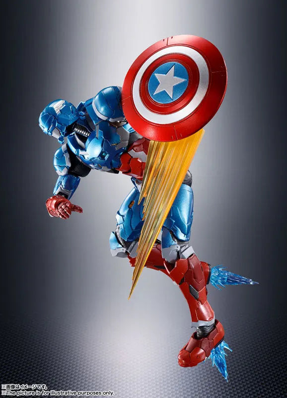 Tech-on Avengers - Captain America - S.H.Figuarts - (Tech-on Avengers) (Bandai Spirits)ㅤ – Bandai Spirits – ActionFigureBrasil
