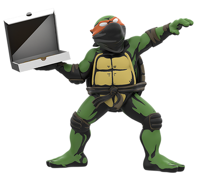 Teenage Mutant Ninja Turtles: Food Fight - LIMITED EDITION – Mighty Jaxx – ActionFigure Brasil