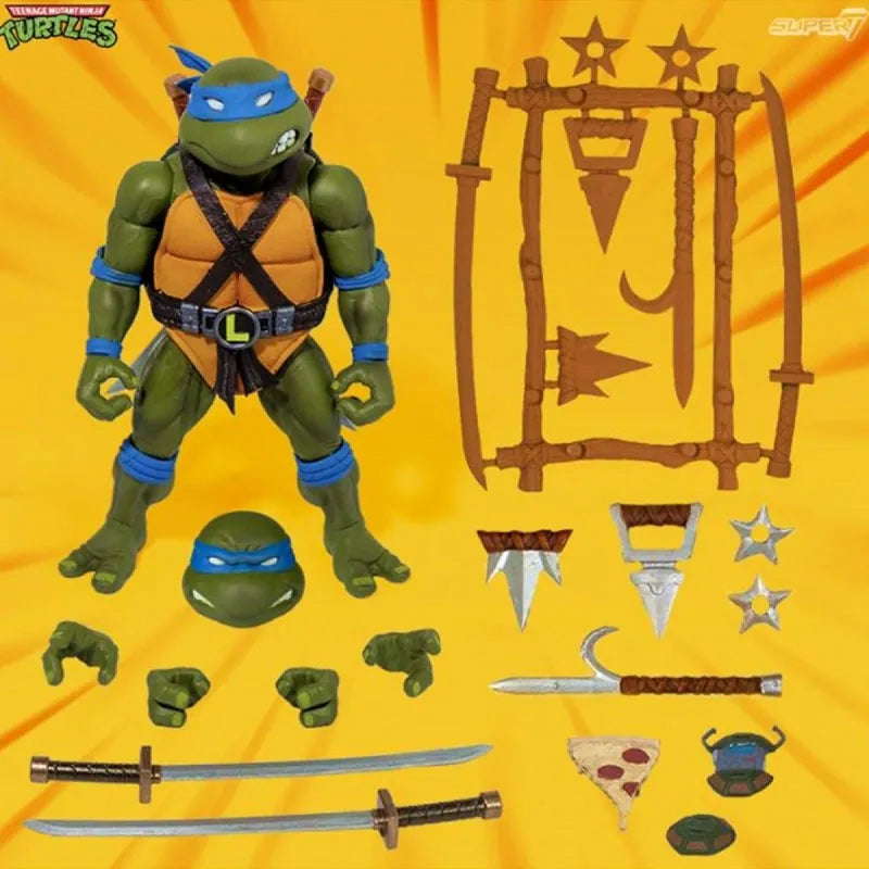 Teenage Mutant Ninja Turtles Leonardo Ultimate Action Figureㅤ – Super7 – ActionFigureBrasil