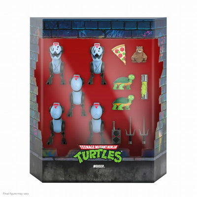 Teenage Mutant Ninja Turtles Mouser Ultimate 3 Inch Action Figure 5PKㅤ – Super7 – ActionFigureBrasil — detalhe do produto