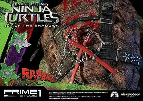 Teenage Mutant Ninja Turtles: Out of the Shadows - Raphael - Museum Masterline Series PMTMNT-03 - 1/4 (Prime 1 Studio)ㅤ – Prime 1 Studio – ActionFigureBrasil