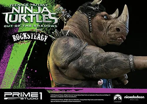 Teenage Mutant Ninja Turtles: Out of the Shadows - Rocksteady - Premium Masterline PMTMNT-02 - 1/4 (Prime 1 Studio)ㅤ – Prime 1 Studio – ActionFigureBrasil