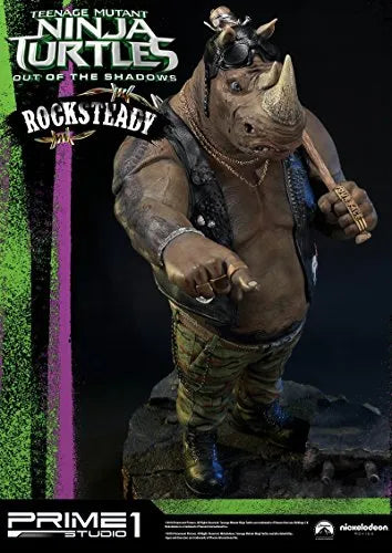 Teenage Mutant Ninja Turtles: Out of the Shadows - Rocksteady - Premium Masterline PMTMNT-02 - 1/4 (Prime 1 Studio)ㅤ – Prime 1 Studio – ActionFigureBrasil — close