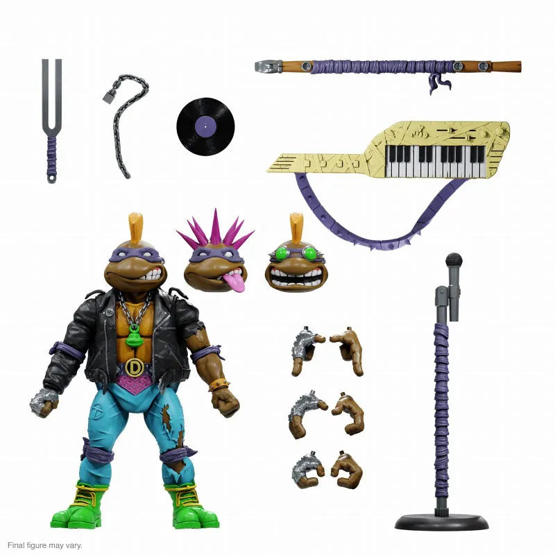 Teenage Mutant Ninja Turtles Punker Donatello Ultimate 7 Inch Action Figureㅤ – Super7 – ActionFigureBrasil