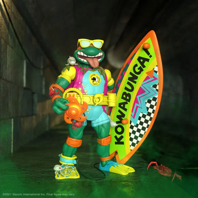 Teenage Mutant Ninja Turtles Sewer Surfer Michelangelo Ultimate Figureㅤ – Super7 – ActionFigureBrasil