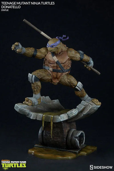 Teenage Mutant Ninja Turtles - Statue Donatello by Paolo Riveraㅤ – Sideshow Collectibles – ActionFigureBrasil — ângulo diferente