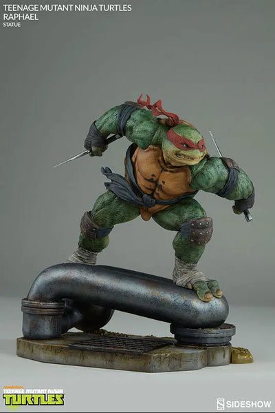 Teenage Mutant Ninja Turtles - Statue Raffaello by Paolo Riveraㅤ – Sideshow Collectibles – ActionFigureBrasil — detalhe do produto