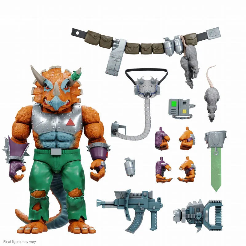 Teenage Mutant Ninja Turtles Triceraton Ultimate 8 Inch Action Figureㅤ – Super7 – ActionFigureBrasil