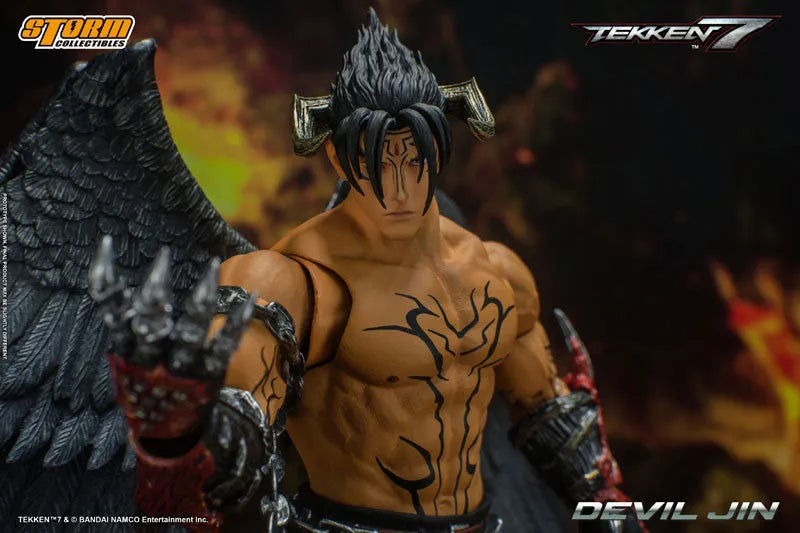 Tekken 7 Action Figure Devil Jinㅤ – Storm Collectibles – ActionFigureBrasil