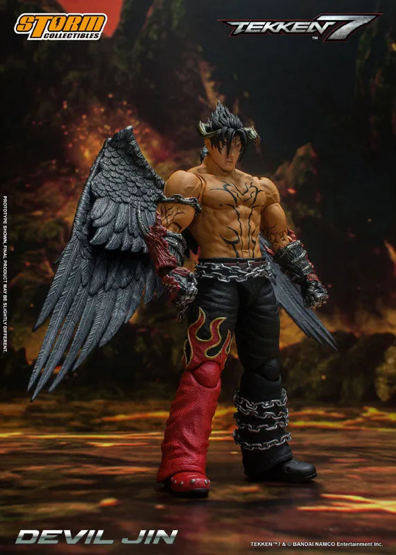 Tekken 7 Action Figure Devil Jinㅤ – Storm Collectibles – ActionFigureBrasil