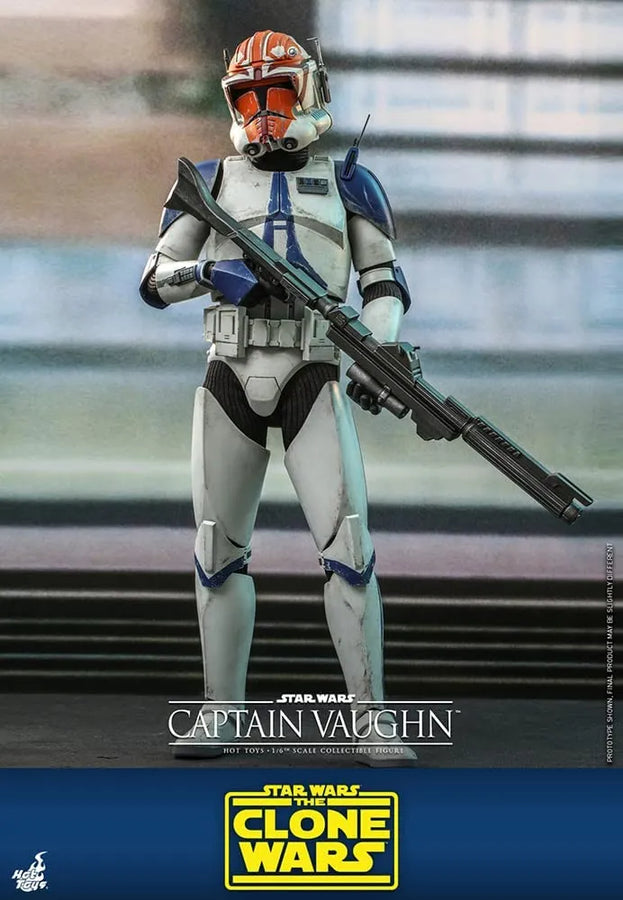 Television Masterpiece - Star Wars: The Clone Wars - Captain Vaughn - 1/6 (Hot Toys)ㅤ – Hot Toys – ActionFigureBrasil