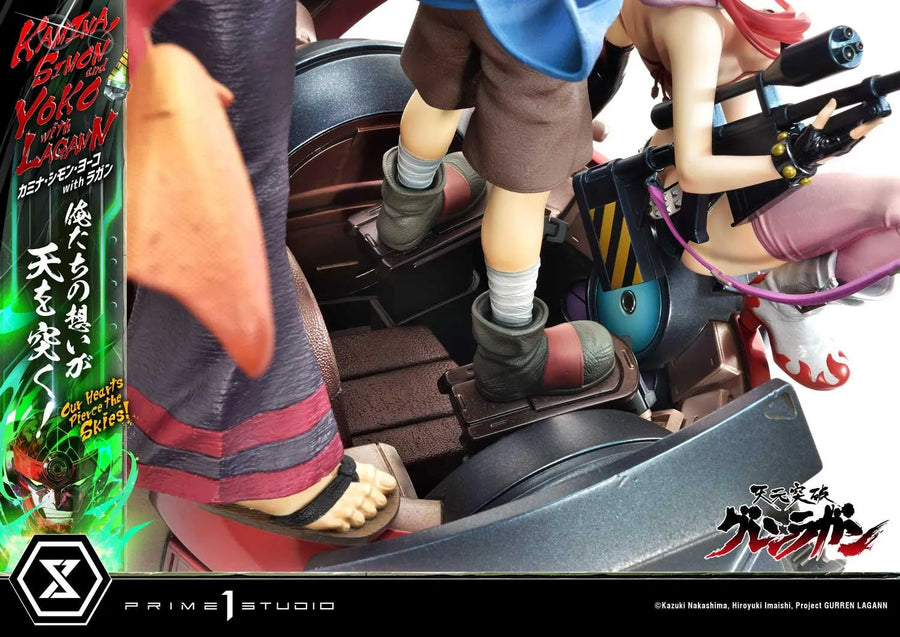 Tengen Toppa Gurren-Lagann - Kamina - Lagann - Simon - Yoko Littner - Ultimate Premium Masterline UPMGL-01 - 1/4 (Prime 1 Studio)ㅤ – Prime 1 Studio – ActionFigureBrasil