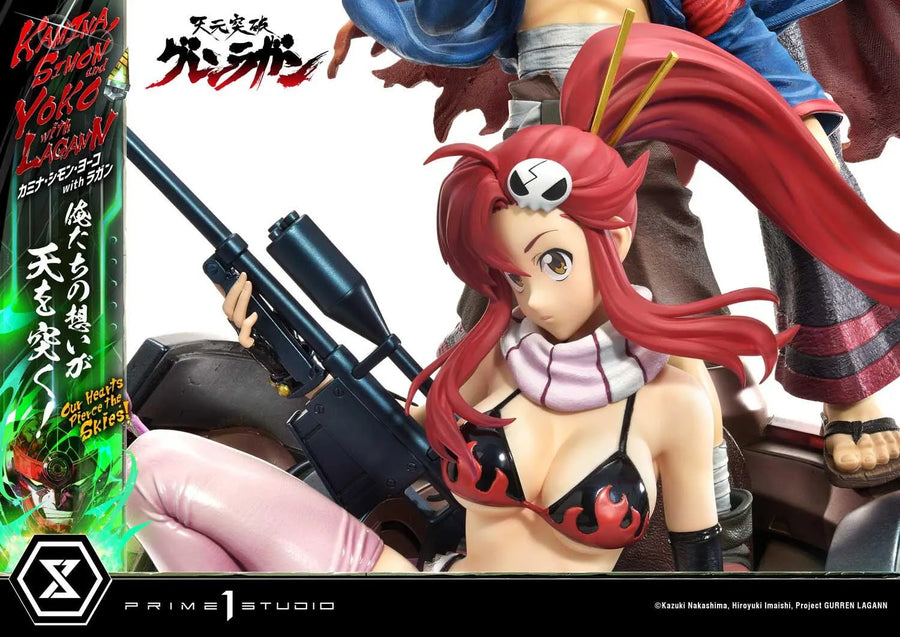 Tengen Toppa Gurren-Lagann - Kamina - Lagann - Simon - Yoko Littner - Ultimate Premium Masterline UPMGL-01 - 1/4 (Prime 1 Studio)ㅤ – Prime 1 Studio – ActionFigureBrasil