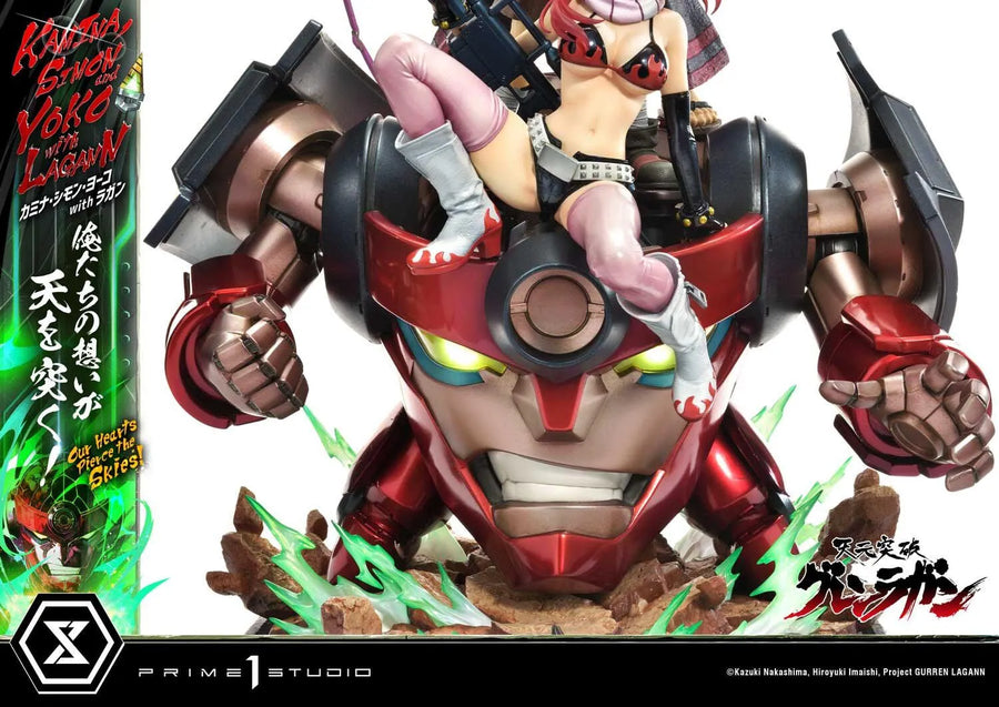Tengen Toppa Gurren-Lagann - Kamina - Lagann - Simon - Yoko Littner - Ultimate Premium Masterline UPMGL-01DX - 1/4 - DX Version (Prime 1 Studio)ㅤ – Prime 1 Studio – ActionFigureBrasil