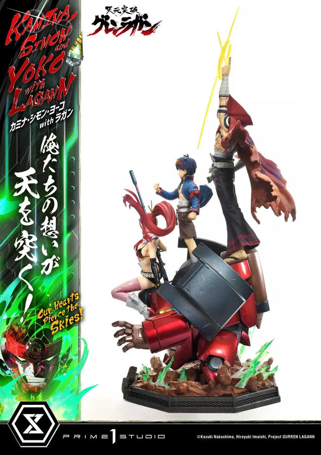 Tengen Toppa Gurren-Lagann - Kamina - Lagann - Simon - Yoko Littner - Ultimate Premium Masterline UPMGL-01DX - 1/4 - DX Version (Prime 1 Studio)ㅤ – Prime 1 Studio – ActionFigureBrasil