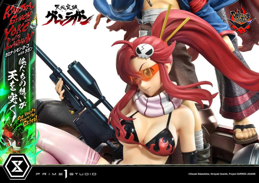 Tengen Toppa Gurren-Lagann - Kamina - Lagann - Simon - Yoko Littner - Ultimate Premium Masterline UPMGL-01DX - 1/4 - DX Version (Prime 1 Studio)ㅤ – Prime 1 Studio – ActionFigureBrasil