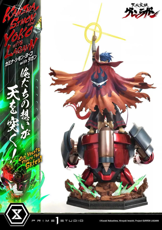 Tengen Toppa Gurren-Lagann - Kamina - Lagann - Simon - Yoko Littner - Ultimate Premium Masterline UPMGL-01DX - 1/4 - DX Version (Prime 1 Studio)ㅤ – Prime 1 Studio – ActionFigureBrasil