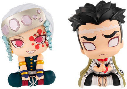 Tengen Uzui and Gyomei Himejima – MegaHouse – ActionFigure Brasil