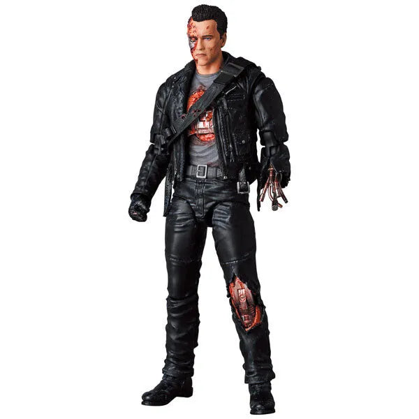 Terminator 2: Judgment Day - T-800 - Mafex No. 191 - T2: Battle Damage Ver. (Medicom Toy)ㅤ – Medicom Toy – ActionFigureBrasil